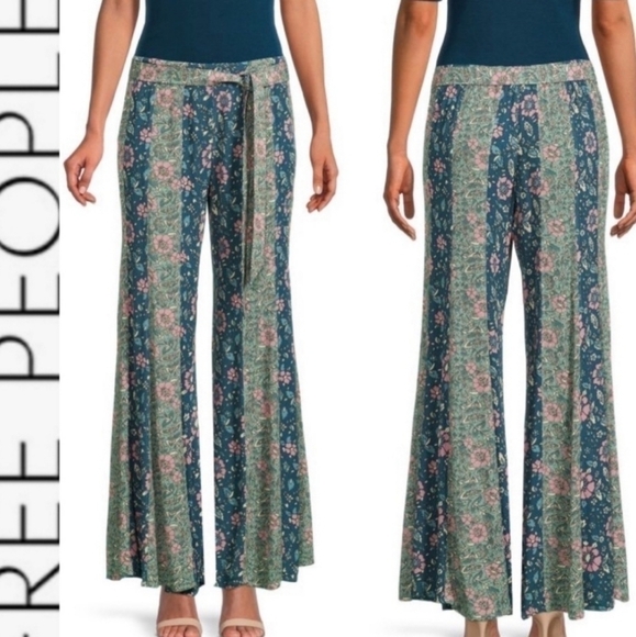 Free People Pants - NWOT Free People Bali Sultry Flares